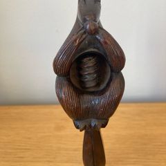 Antique Carved Squirrel Nut Cracker