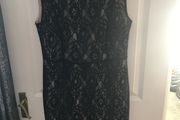 french connection navy midi dress