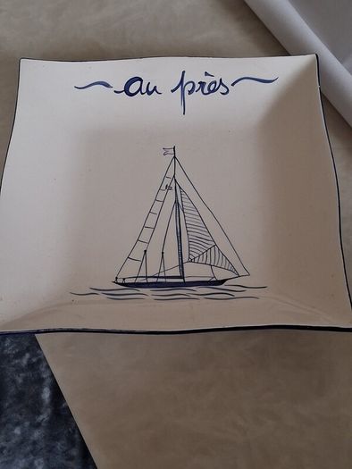 Hand painted plate