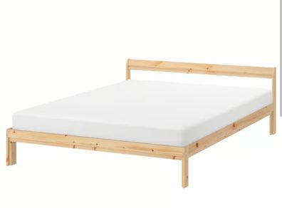Duble NEIDEN Bed with HAMERVIK mattresses