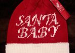 M and S Woolly Hat New with Tags Santa Baby
