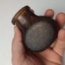 285 - Vintage 4oz Brown Amber Glass Bovril Decorative Collectible Display Bottle Image 3
