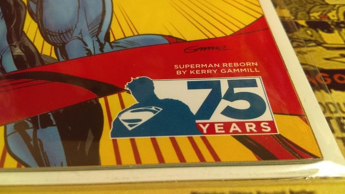 Superman Unchained #5 ! Kerry Gammill 75th Anniversary Superman Reborn Variant Cover ! Limited 1 for 25 ! Rare !