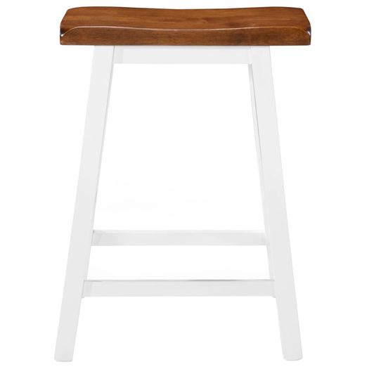 Bar Stools 2 pcs Solid Wood
