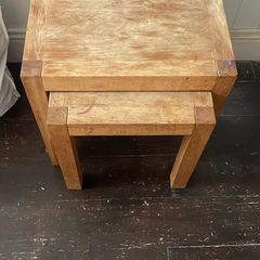 Two side tables