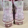 Girls Converse Chuck Taylor All Star Hi Tops Trainers Runners Floral Size Uk 3 Eu 35 Womens (AT1) Image 9