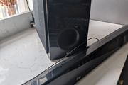 LG sound bar and LG wireless subwoofer