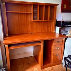 Cherrywood style Office Desk with Detachable Top