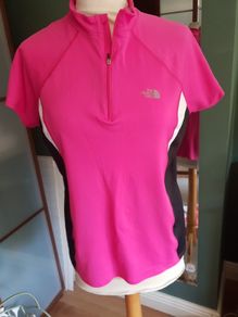 The North Face Fuschia Pink.Flight Series Vapor Vick with Black./ White Trim.- Size L