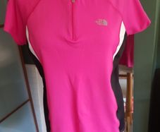 The North Face Fuschia Pink.Flight Series Vapor Vick with Black./ White Trim.- Size L