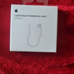 Apple Lightning To Headohone Jack Brand New