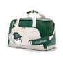 Malbon Golf Boston Bag Green Cream Buckets Duffel with Shoulder Strap Image 3