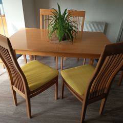 Wooden Dinning set - beech colour