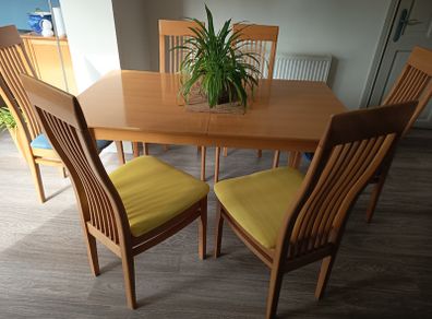 Wooden Dinning set - beech colour