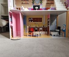 wooden doll house