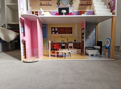 wooden doll house