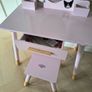 Girls Vanity Table and Stool Image 4
