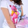 Black and White Stylish T-Shirt with Teddys Image 4
