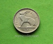 Ireland 1966 year 3 Pence.