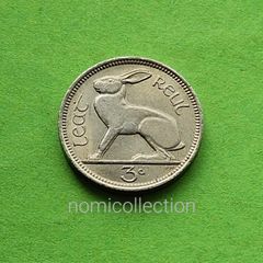 Ireland 1966 year 3 Pence.