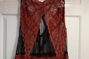 Mesh/lace lingerie