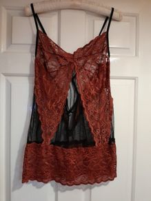 Mesh/lace lingerie