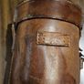Leather Pouch Canister WWI?? For Binoculars? Thermos Flask? Huntsman Flask Case? Image 7