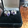 Pandora silver purple ovalites Image 5