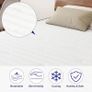 12 Inch Double Mattress, 7-Zone Hybrid Double Bed Mattresses, Memory Foam Mattress with Pocket Sprung with Medium Firm for Body Support & Pressure Relief - 135x190x30cm Image 5