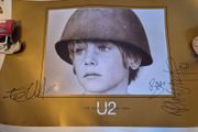 U2 official unreleased Litho signed by Bono, Edge and Adam