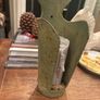 Metal verdigris wall sconce Image 3