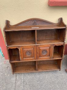 Solid Oak Antique/Vintage unit.