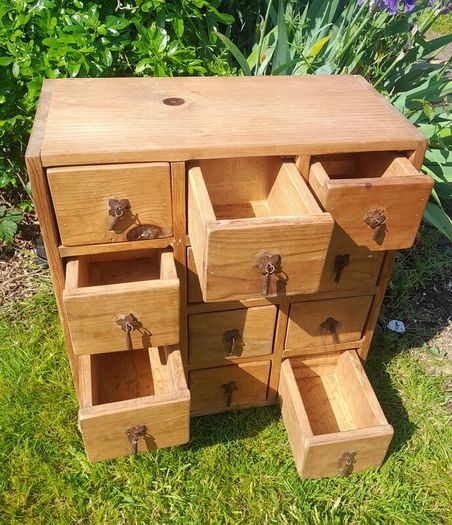 Vintage 12 Drawer Cabinet