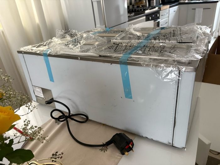 NEW 6 Pan Commercial Food Warmer Electric Steam Table 1200W Professional Countertop for Restaurant 220v
