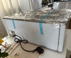 NEW 6 Pan Commercial Food Warmer Electric Steam Table 1200W Professional Countertop for Restaurant 220v