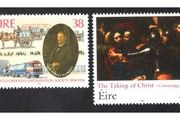 1994 Ireland Anniversaries: Golden Anniversaries of Irish Farming, "The Taking of Christ", Centenary of Irish Co-operative Organisation Society &amp; Centenary of Irish Congress of Trade Union (ICTU) Commemorative Stamps Mint Never Hinged (MNH)
