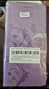 flower and butterfly flip case