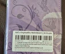 flower and butterfly flip case