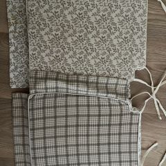3 Reversible Chair / Stool Pads / Cushions