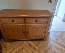 Solid oak sideboard