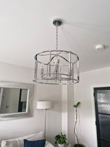Chrome 4 Light Latern Pendant