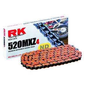 Rk 520 Mxz4 Chain X 120 Links - Neon Orange
