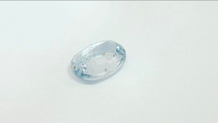 ALGT Certified 1.88ct Natural Sapphire Faint Blue. Unheated & Lab Sealed
