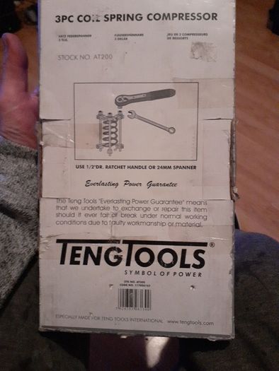 Teng Tools 3 Piece Coil Spring Compressor Set