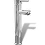 Bathroom Basin with Mixer Tap Ceramic Oval White Image 6