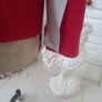 Red linen zara blazer Image 3