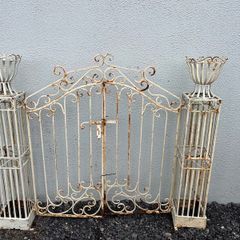 Antique cottage style gates and pillars