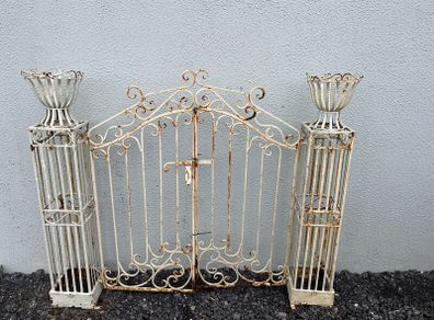 Antique cottage style gates and pillars
