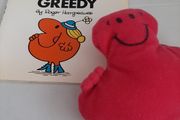 Vintage Mr Men book and toy