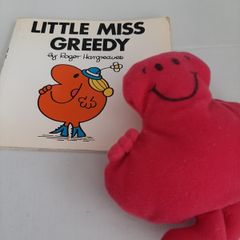 Vintage Mr Men book and toy